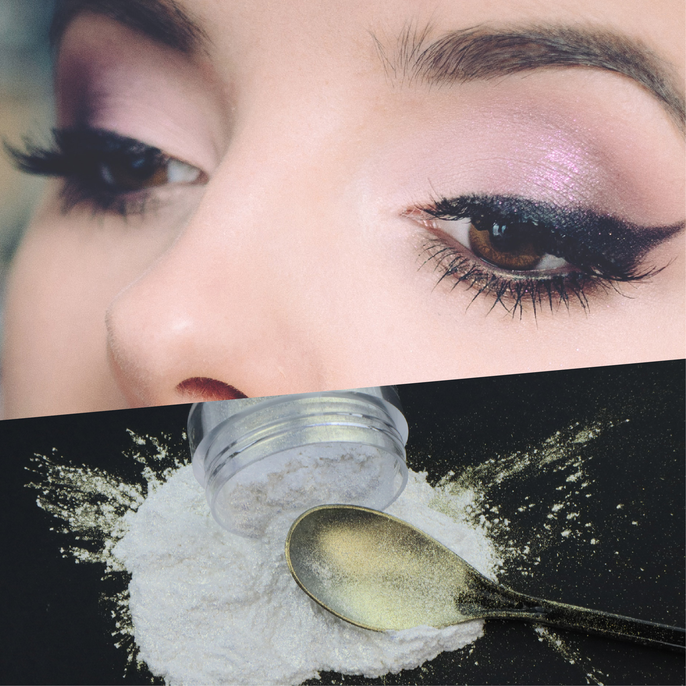 Hoog Chroma Pearlescent Pigment